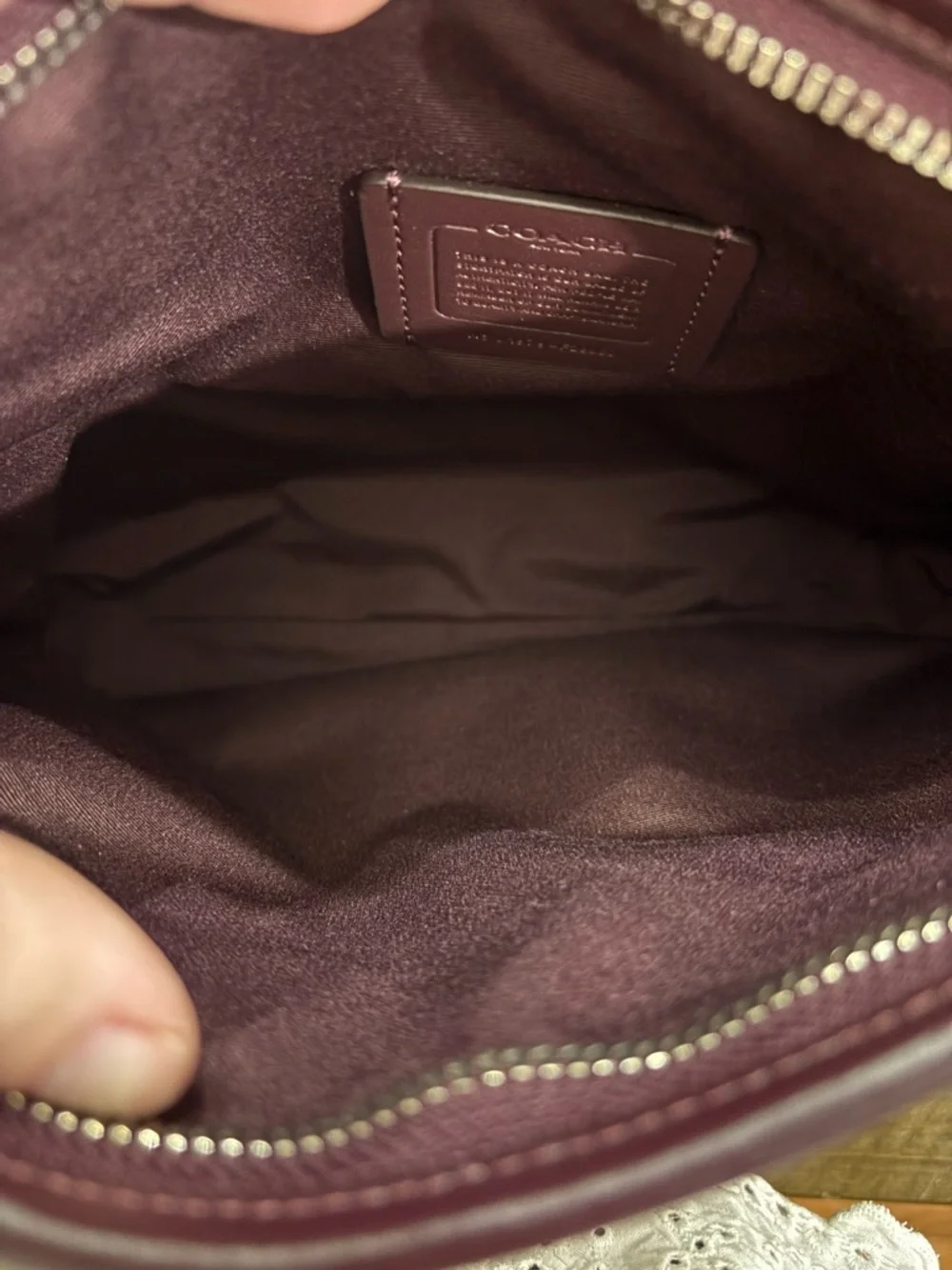 Coach Signature Jacquard File Crossbody Bag